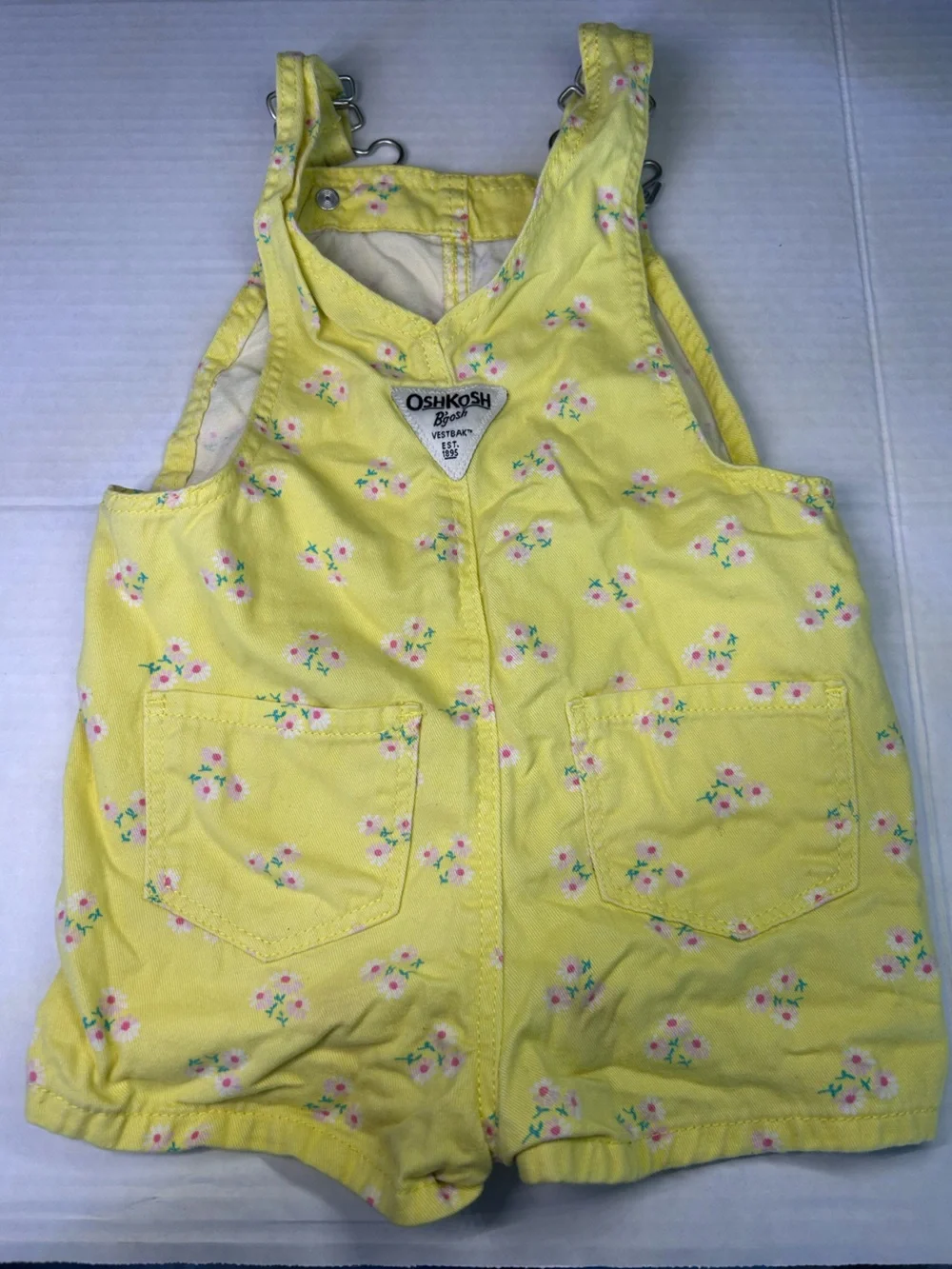 OshKosh B'gosh Sunny Yellow Floral Vest